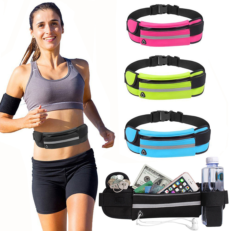 Running Gear Phone - กีฬา Fanny Pack ผู้หญิงวิ่งเอวกระเป๋าเข็มขัดผู้ชายกระเป๋าโทรศัพท์ยิมกระเป๋า Water Hydration