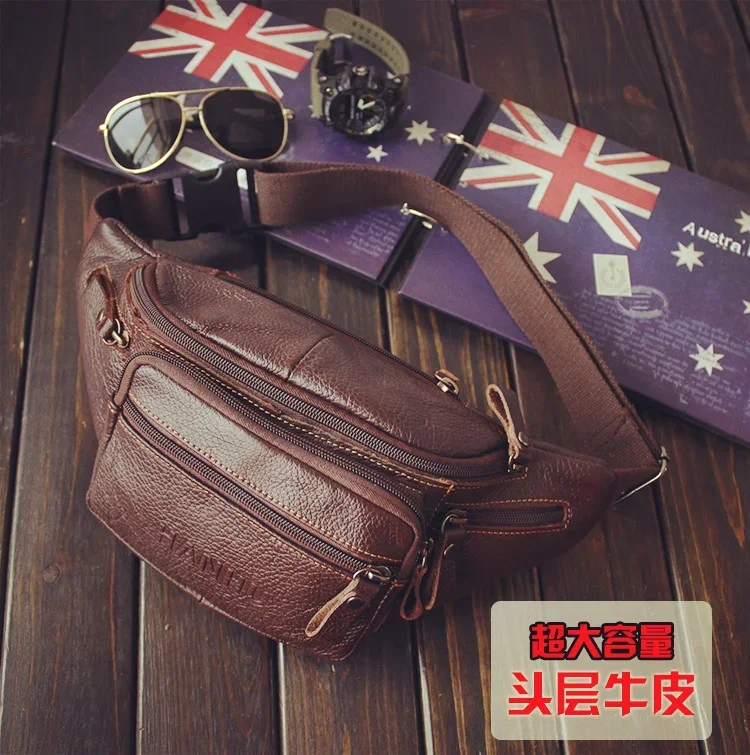ของแท้ Cowhide หนังเอวกระเป๋าผ - Running Gear Phone บทวิจารณ์และราคา