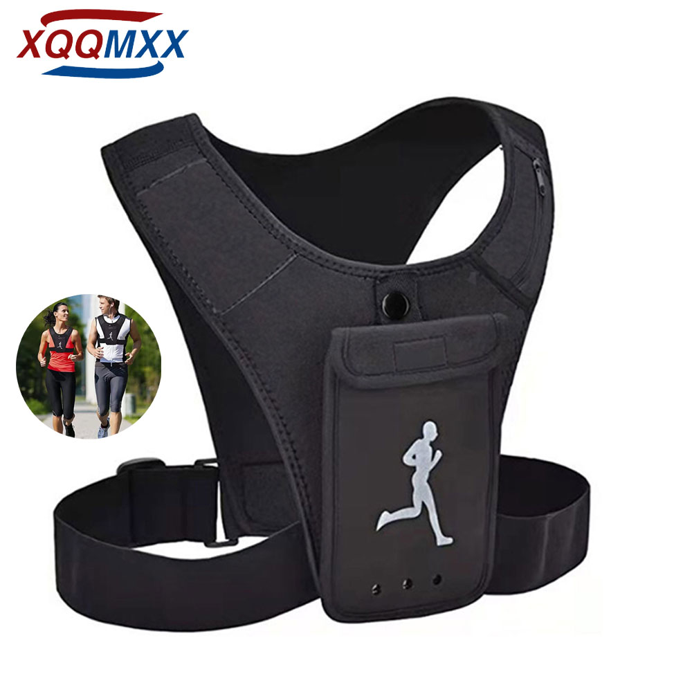 Xqqmxx เสื้อกั๊กใส่วิ่งสำหรับผ - Running Gear Phone Holder บทวิจารณ์และราคา