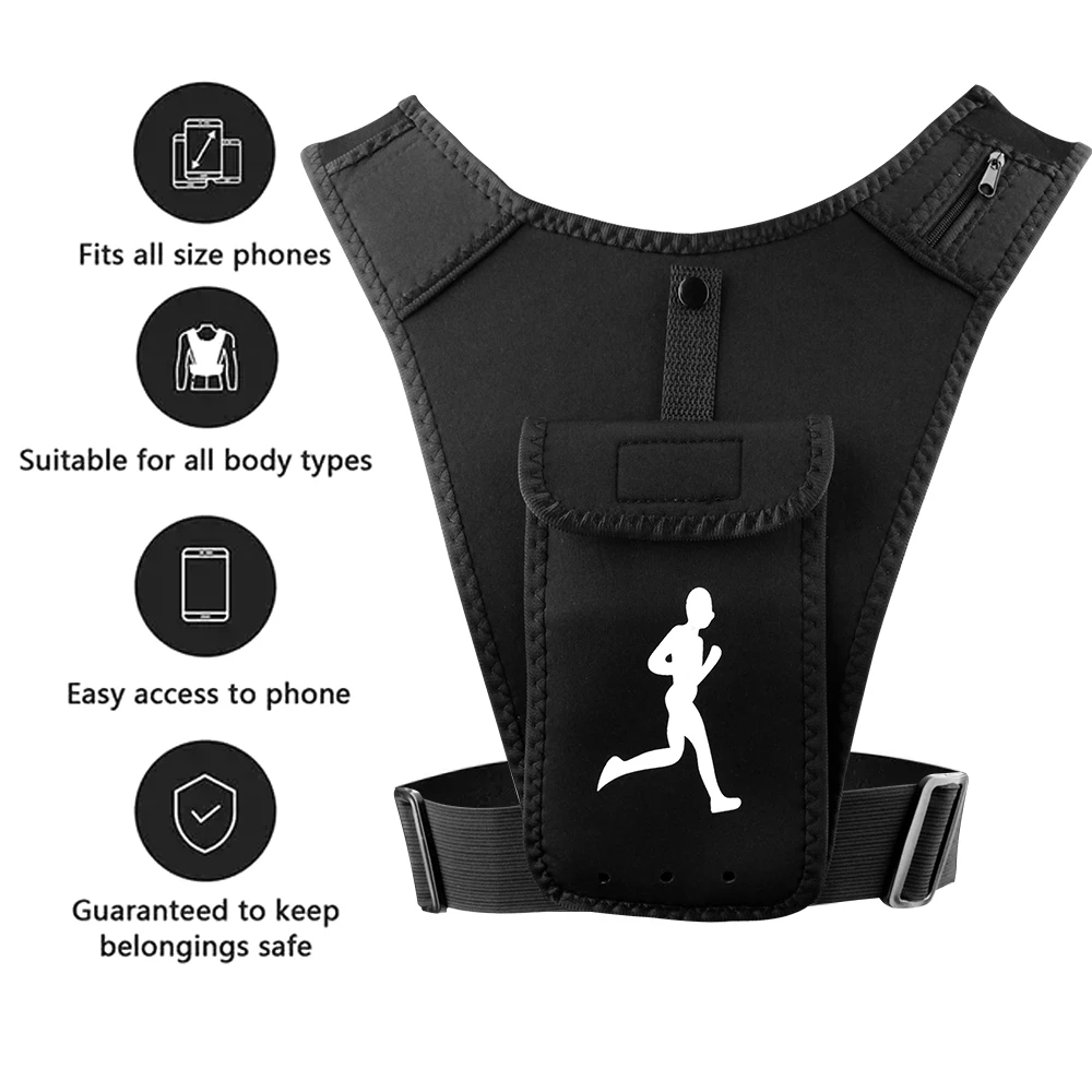 Xqqmxx เสื้อกั๊กใส่วิ่งสำหรับผ - Running Gear Phone Holder บทวิจารณ์และราคา
