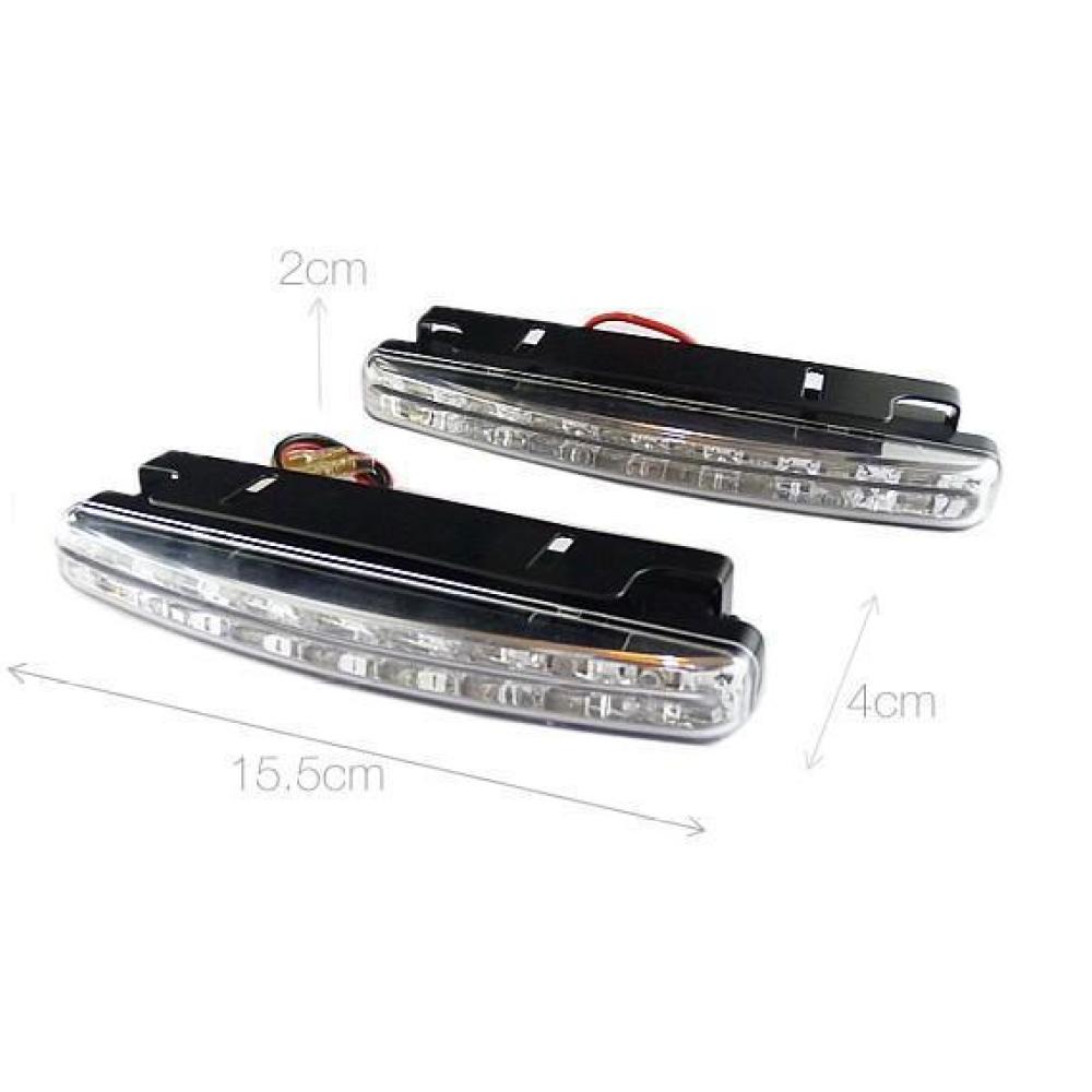 ไฟเดย์ไลท์สำหรับรถยนต์ 8LED ติ - Running Gear Auto บทวิจารณ์และราคา