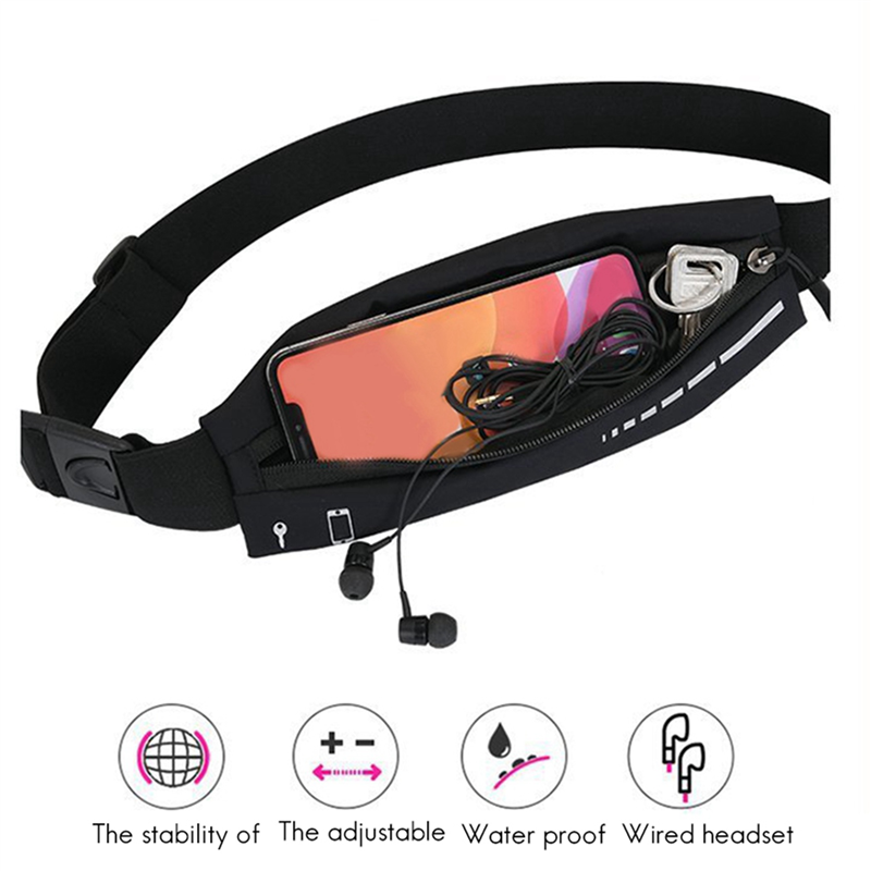 NEW-5X เข็มขัดวิ่งสําหรับผู้หญ - Running Gear Phone Holder บทวิจารณ์และราคา