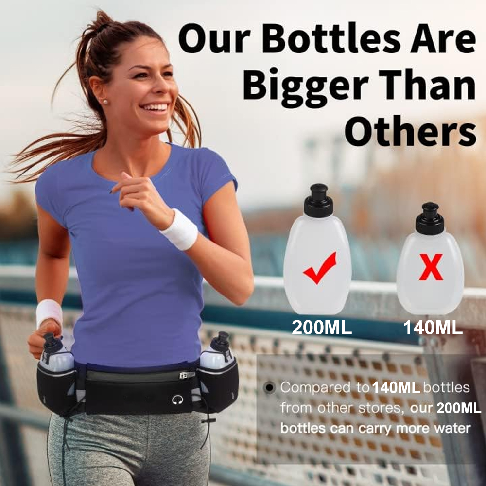 เข็มขัดวิ่ง 1 ชิ้นพร้อมขวดน้ํา - Running Gear Phone บทวิจารณ์และราคา