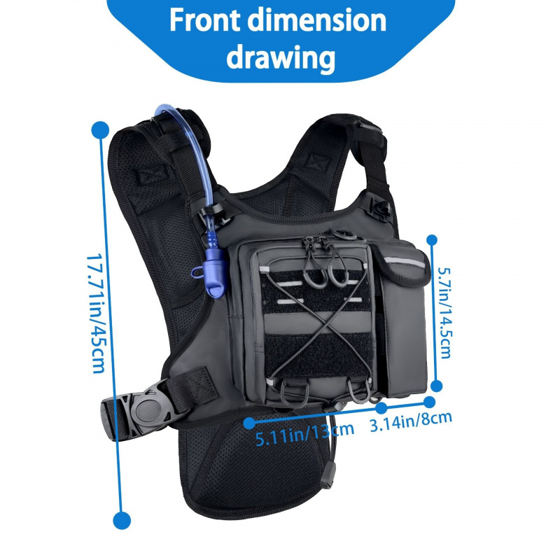 กระเป๋าคาดอกแบบยุทธวิธีรุ่นใหม - Running Gear Bag For Men บทวิจารณ์และราคา