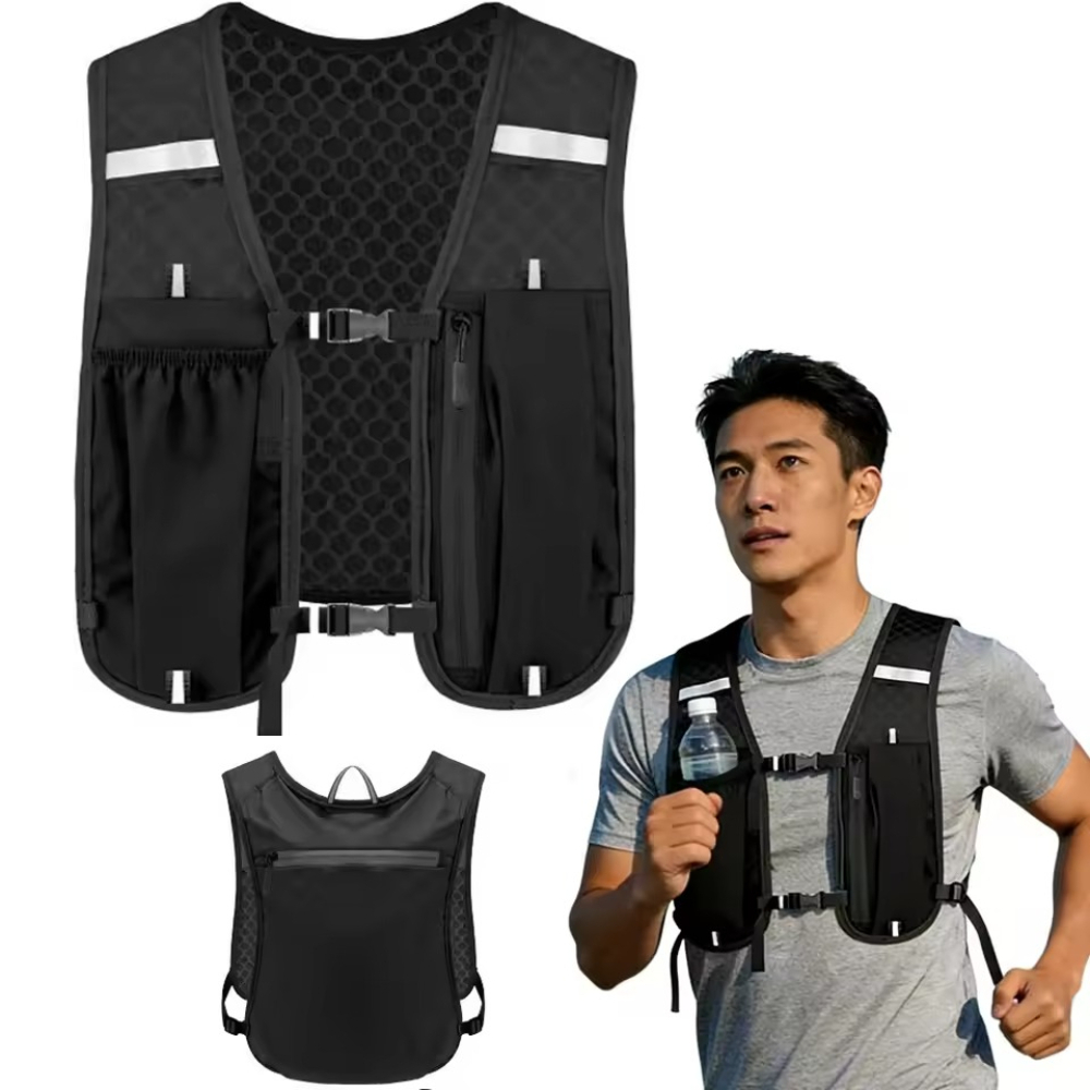 เสื้อกั๊กใส่ถุงน้ำสำหรับวิ่ง ผ - Running Gear Bag For Men บทวิจารณ์และราคา